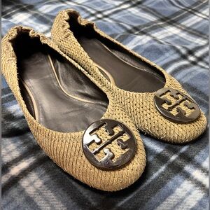 Tory Burch Reva Storm ballet flats, size 10